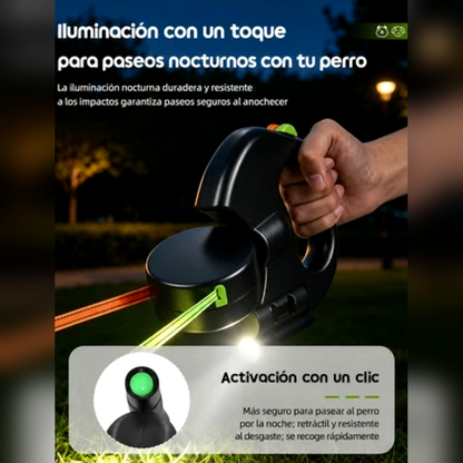 Correa Retráctil doble Antienredos