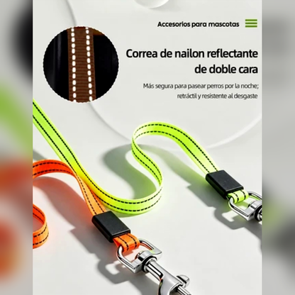 Correa Retráctil doble Antienredos